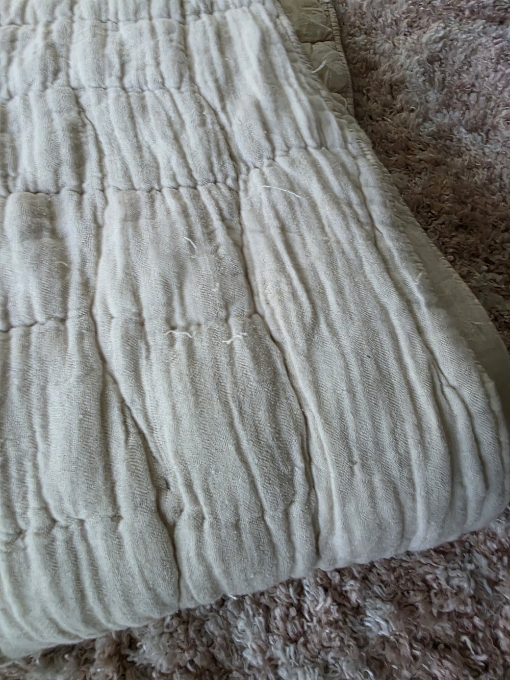 Pottery Barn Neutral Linen King - Picture 4 of 5